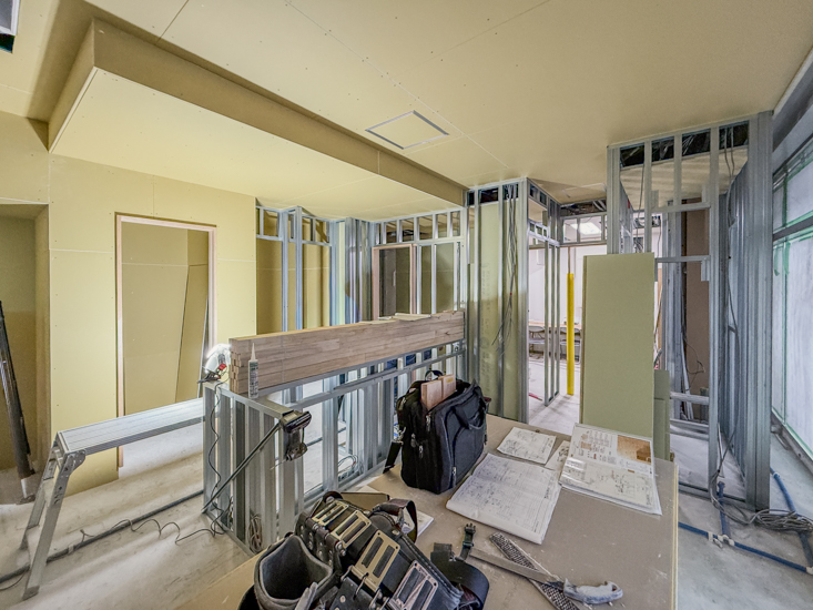 喫茶店改装工事-工事中写真