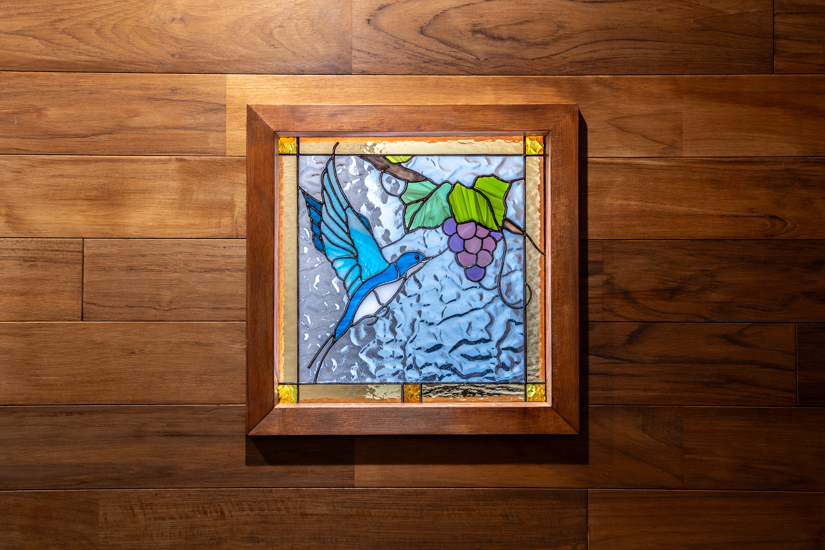 喫茶猫とつばめステンドグラス